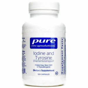 Iodine and Tyrosine 120 vcaps by Pure Encapsulations