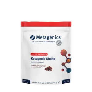 Ketogenic Shake Chocolate 14 Servings by Metagenics