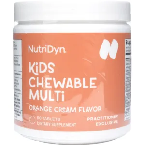 Kids Chewable Multi Orange Cream 60 tabs by Nutri-Dyn