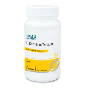 L-Carnitine Tartrate 60 caps By Klaire Labs/SFI Health