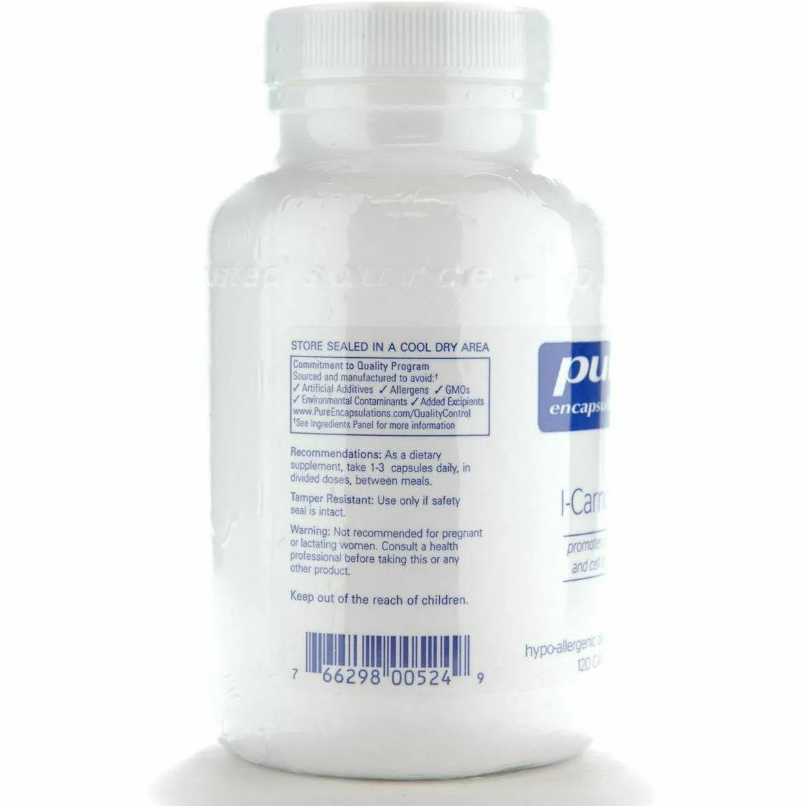 L-Carnosine 500 mg by Pure Encapsulations