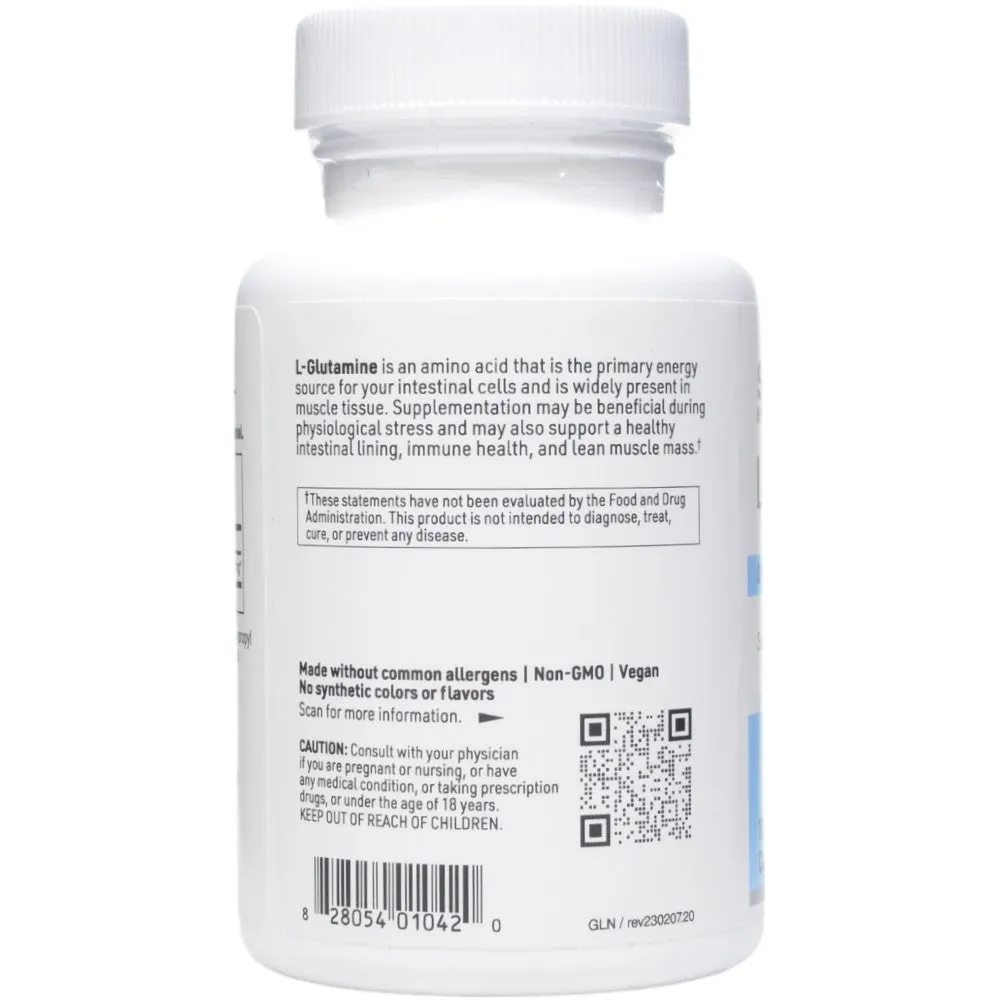 L-Glutamine 500 mg 100 vcaps by Klaire Labs/SFI Health