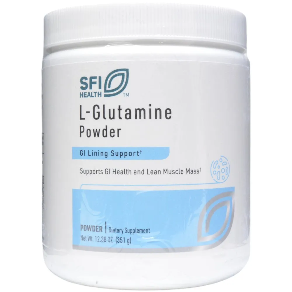 L-Glutamine Powder 300 g (60 Servings) by Klaire Labs/SFI Health