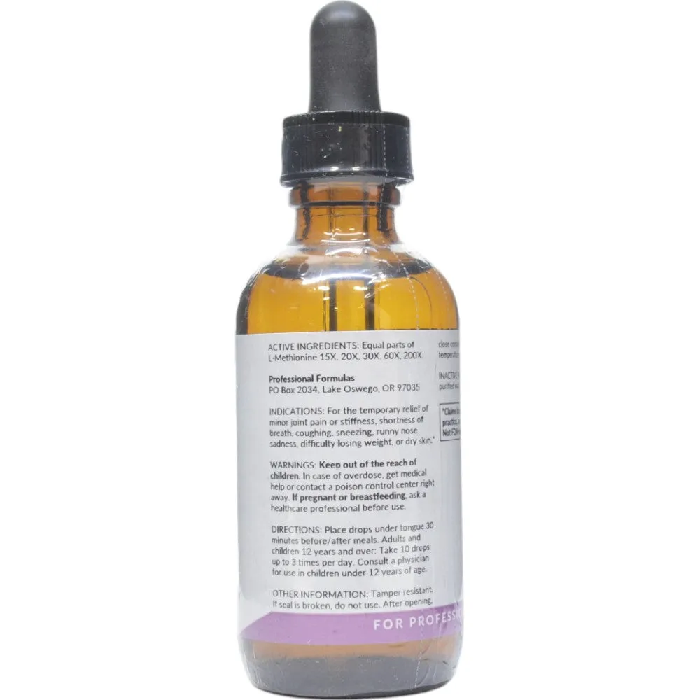 L-Methionine High 2 oz by Professional Formulas