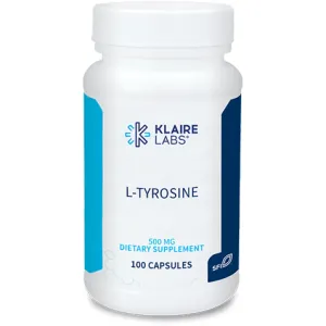 L-Tyrosine 500 mg 100 caps By Klaire Labs/SFI Health