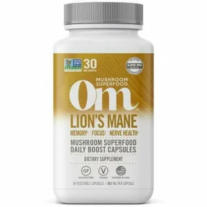 Lions Mane Capsules by Om Mushroom