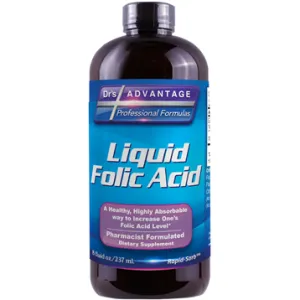 Liquid Folic Acid Supplement 8 oz by Dr.'s Advantage