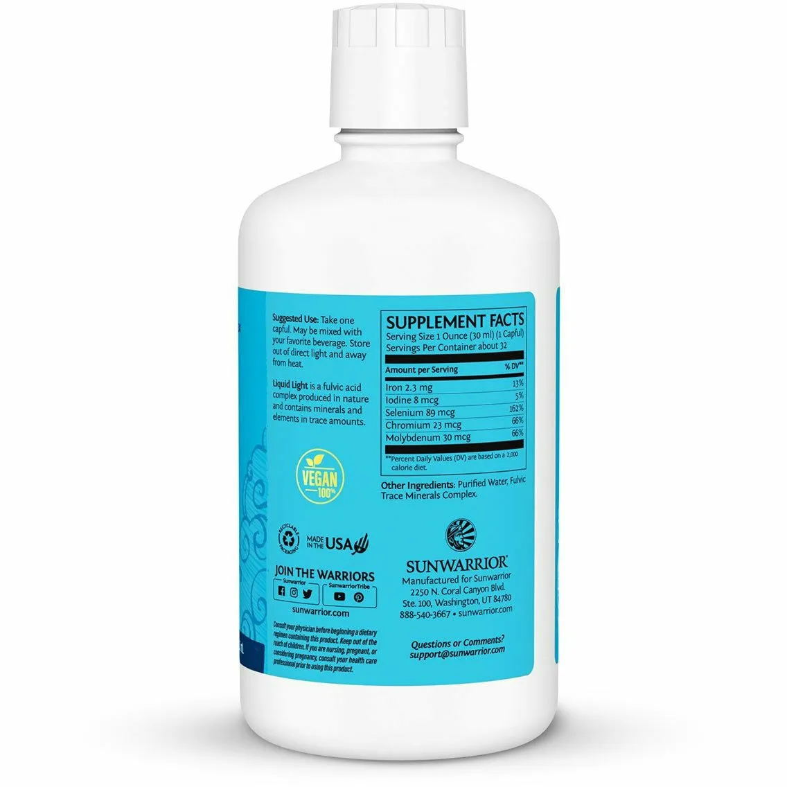 Liquid Light 32 oz By Sunwarrior