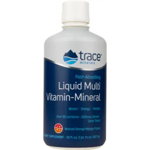 Liquid Multi Vit-Min Orange Mango 30 oz by Trace Minerals Research