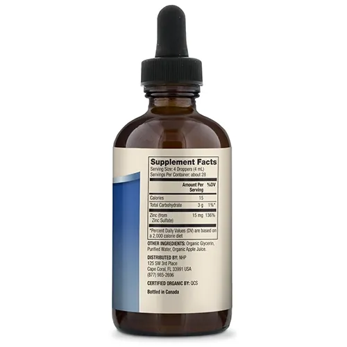 Liquid Zinc Drops 15 mg 3.88 fl oz by Dr. Mercola