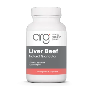 Liver Beef 1000 mg 125 vcaps by Allergy Research Group