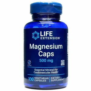 Magnesium 500mg 100 vegcaps by Life Extension