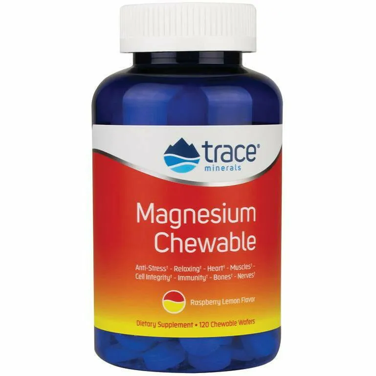 Magnesium Chewable 120 chewable wafers by Trace Minerals Research