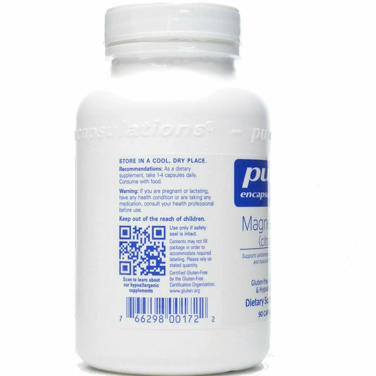 Magnesium (citrate) 150 mg by Pure Encapsulations