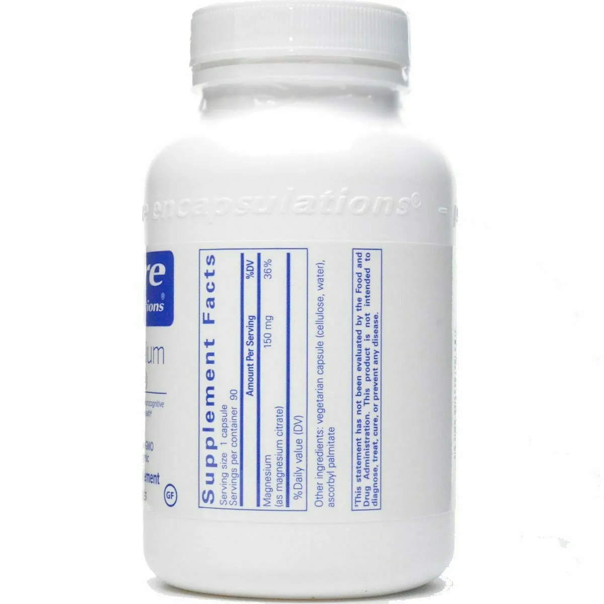 Magnesium (citrate) 150 mg by Pure Encapsulations