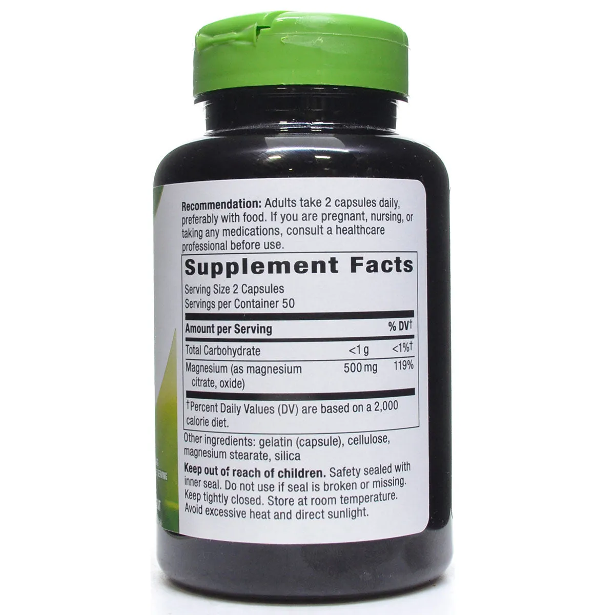 Magnesium Citrate Complex 500 mg 100 caps by Nature's Way
