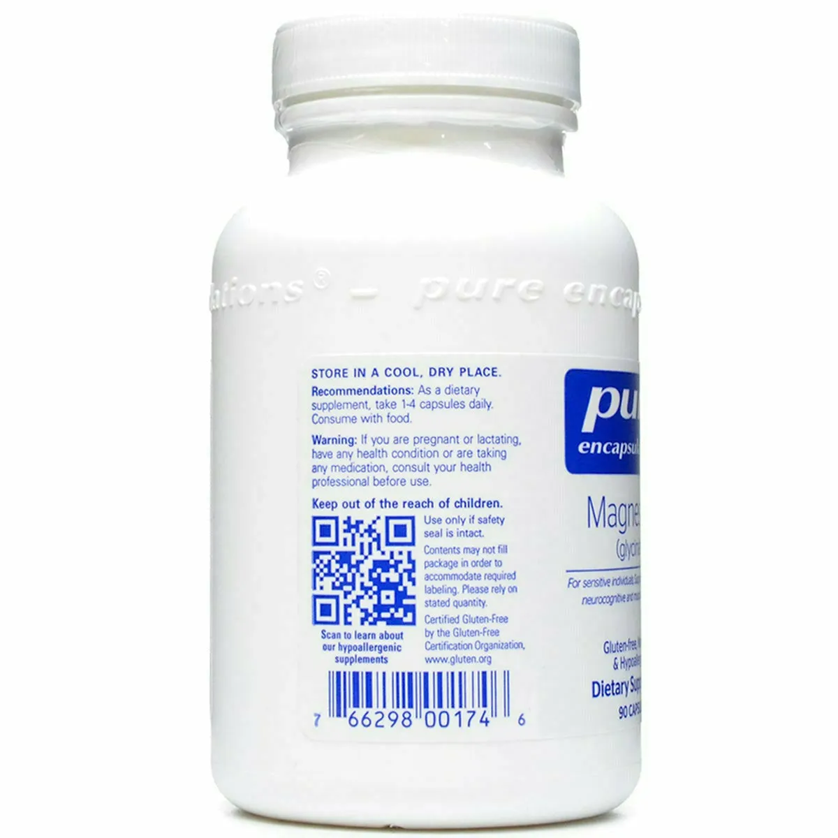 Magnesium (glycinate) 120 mg by Pure Encapsulations