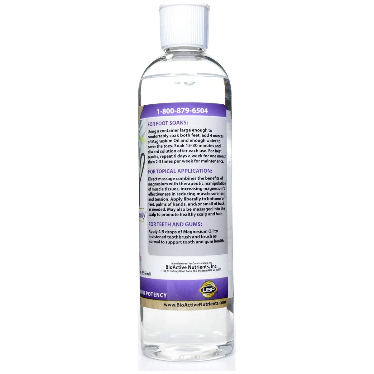 Magnesium Oil 12 fl oz by BioActive Nutrients