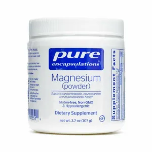 Magnesium Powder 107 g by Pure Encapsulations