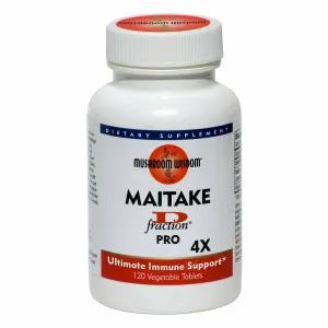 Maitake D Fraction Pro 4X 120 vegtabs by Mushroom Wisdom. Inc.