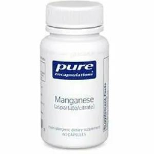 Manganese (aspartate/citrate) 60 vcaps by Pure Encapsulations