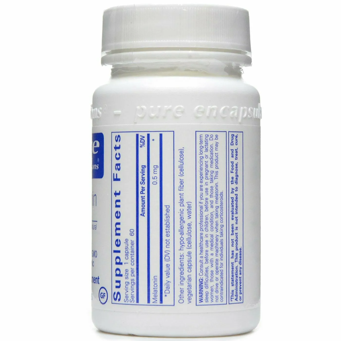 Melatonin 0.5 mg by Pure Encapsulations
