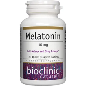 Melatonin 10mg 180 tabs By Bioclinic Naturals