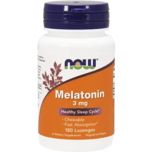Melatonin 3 mg 180 loz by NOW