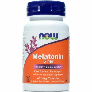 Melatonin 5 mg 60 vcaps by NOW