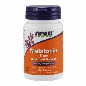 Melatonin 5 mg SR 120 tabs By Now