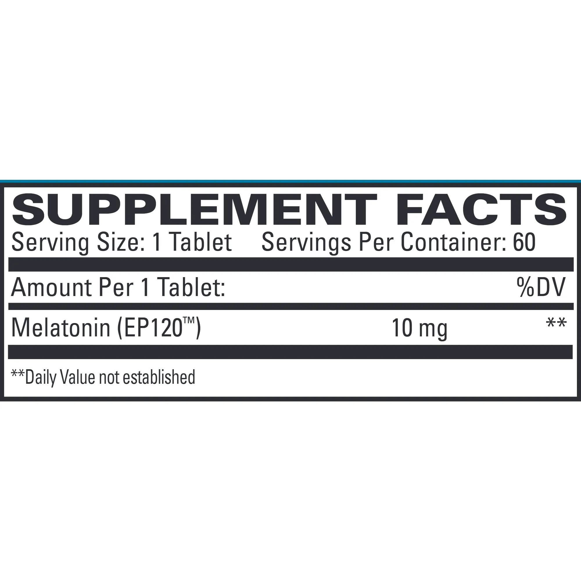 Melatonin SR 10 mg 60 tabs by EuroMedica