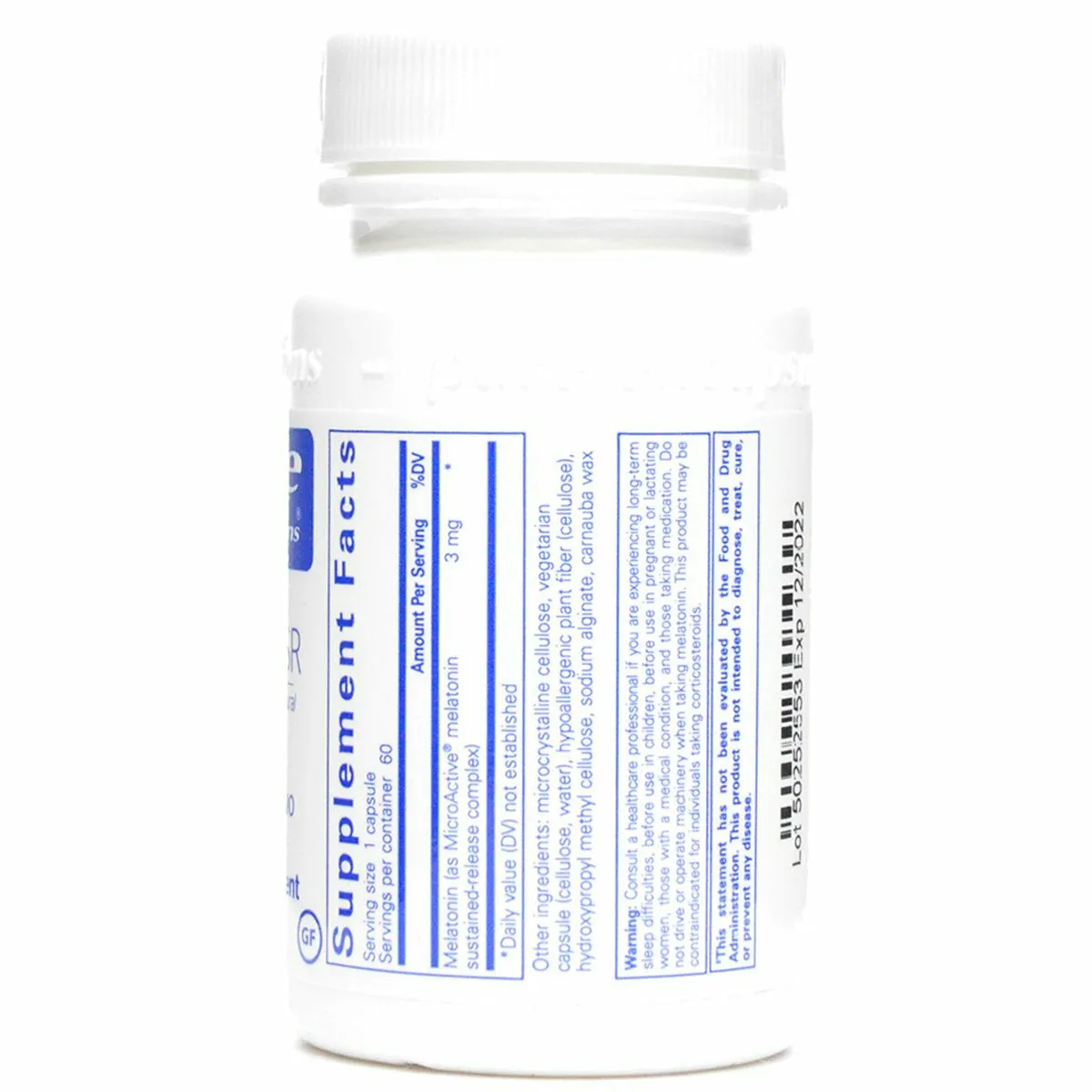 Melatonin-SR 60 vegcaps by Pure Encapsulations