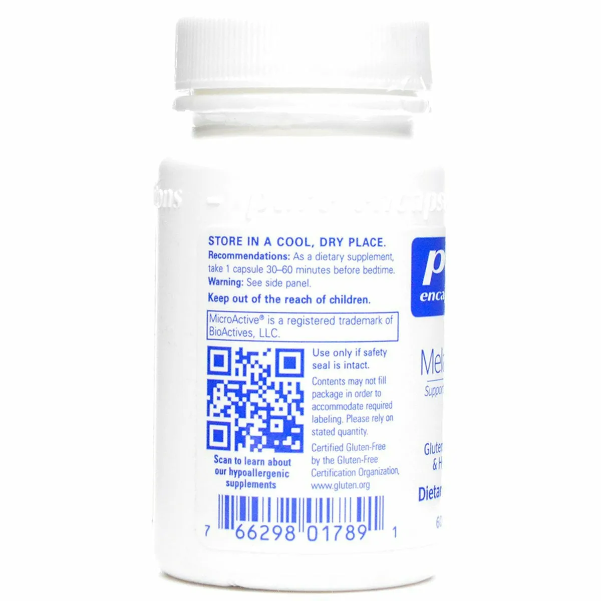 Melatonin-SR 60 vegcaps by Pure Encapsulations
