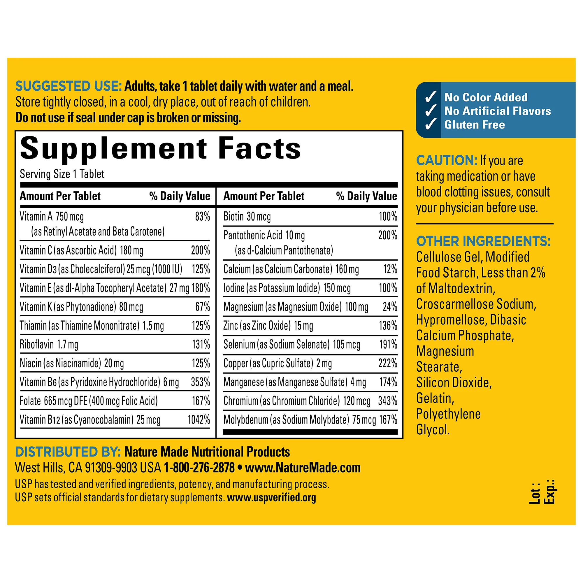 Men's Multivitamin 50  Tablets