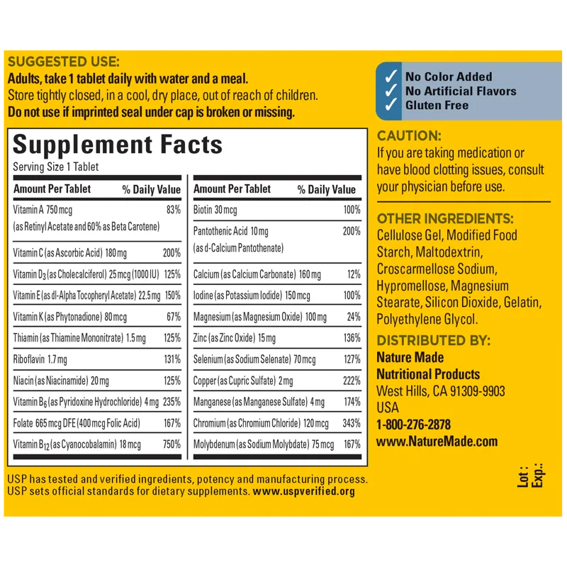 Men's Multivitamin Tablets