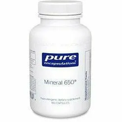 Mineral 650 180 vcaps by Pure Encapsulations
