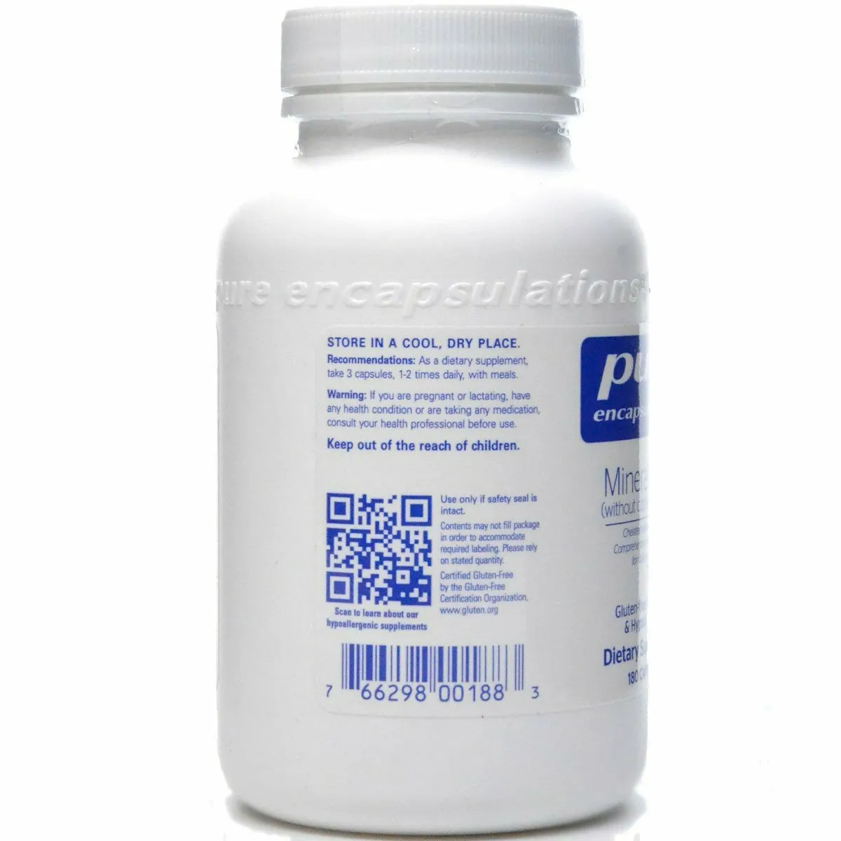 Mineral 650 (w/out CU & FE) 180 vcaps by Pure Encapsulations