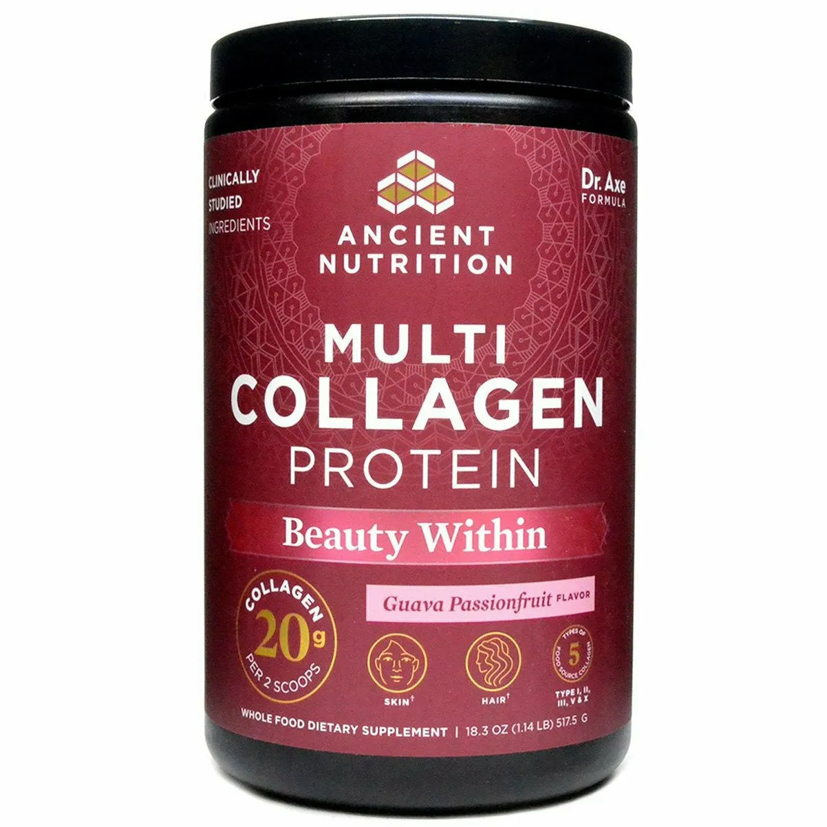 Multi Collagen Protein Beauty Within (522 g) by Ancient Nutrition