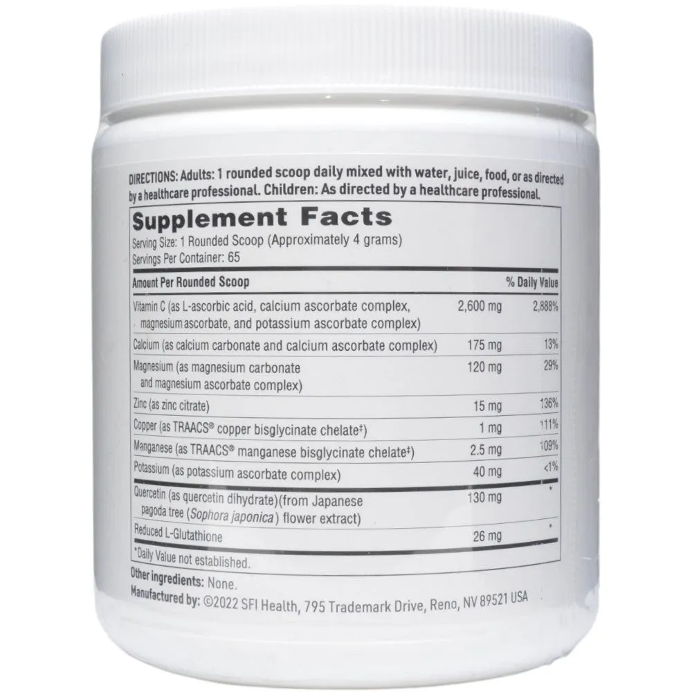 Multi-Element Buffered C Powder 250 g (65 Servings) by Klaire Labs/SFI Health