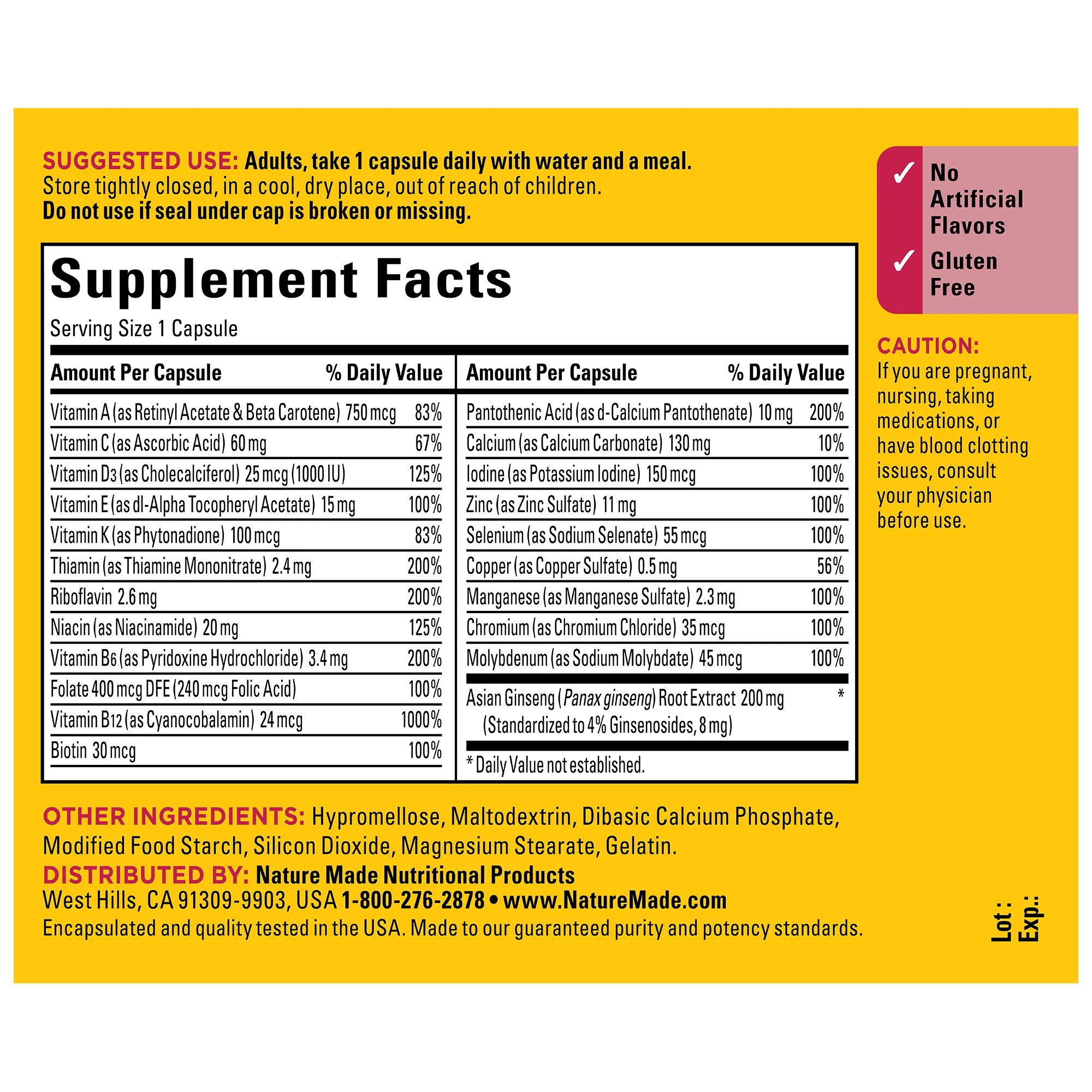 Multi   Ginseng Capsules