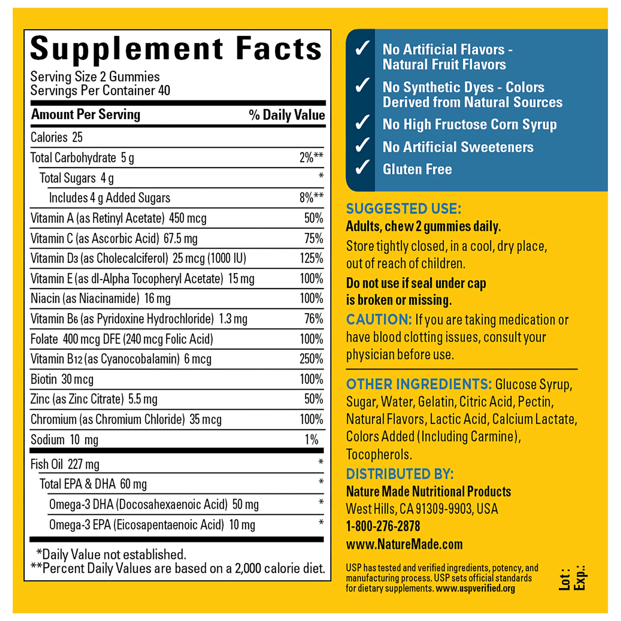 Multi   Omega-3 for Him Gummies