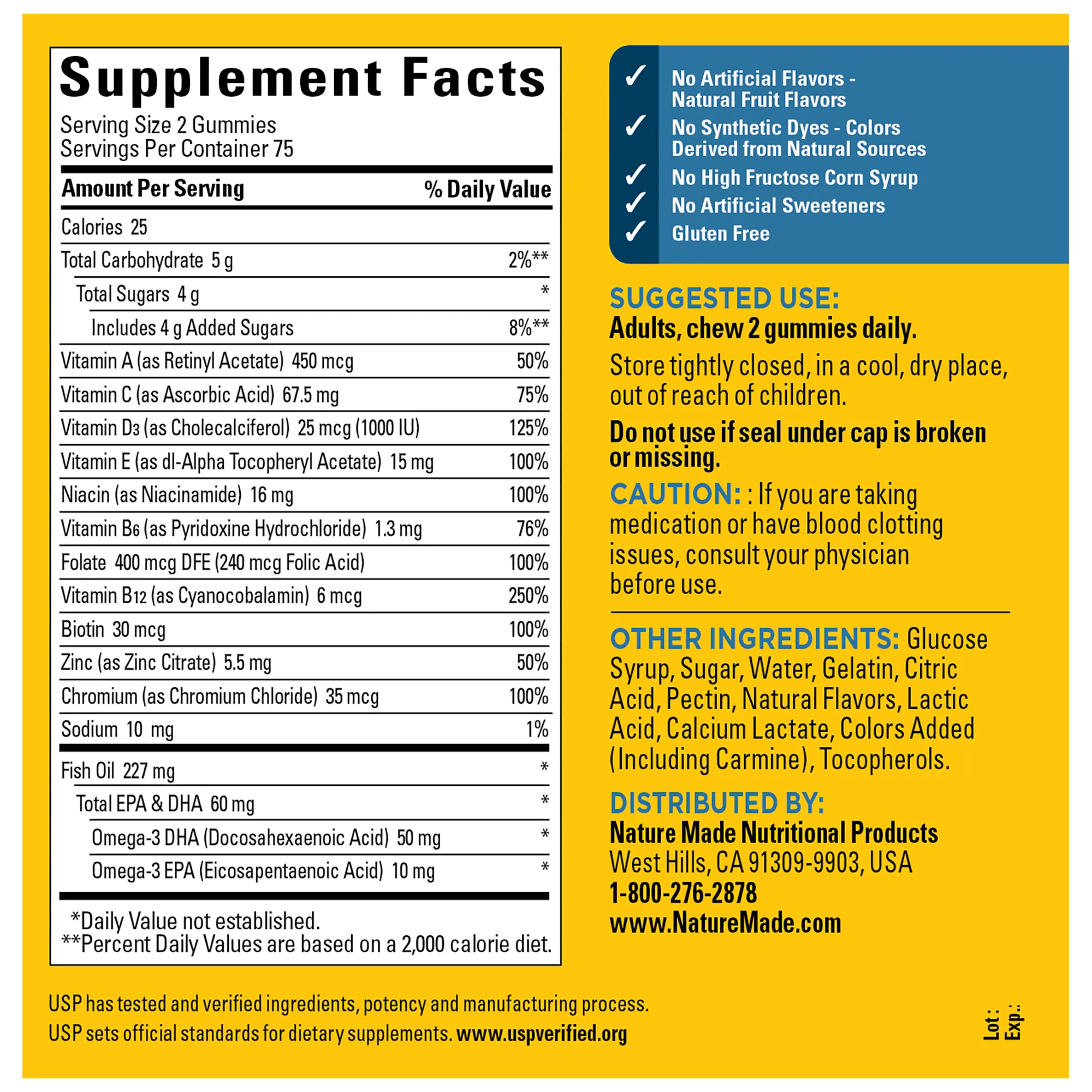 Multi   Omega-3 for Him Gummies