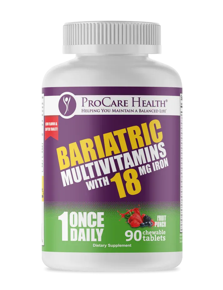 Multivitamin | 18mg Iron | Dye-Free Chewable | Fruit Punch