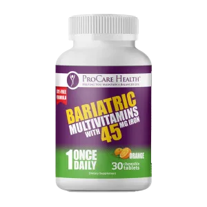 Multivitamin | 45mg Iron | Dye-Free Chewable | Orange