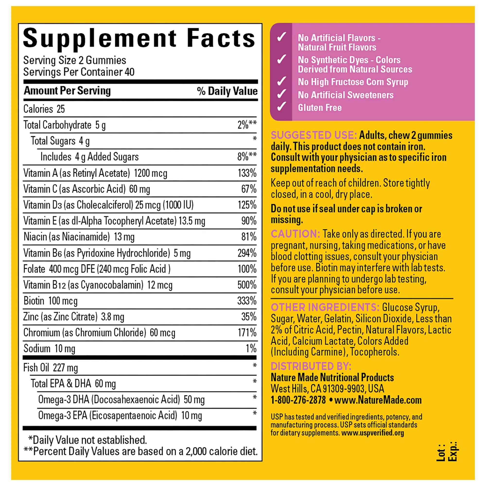 Multivitamin for Her   Omega-3 Gummies