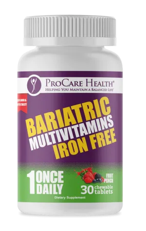 Multivitamin | Iron Free | Dye-Free Chewable | Fruit Punch