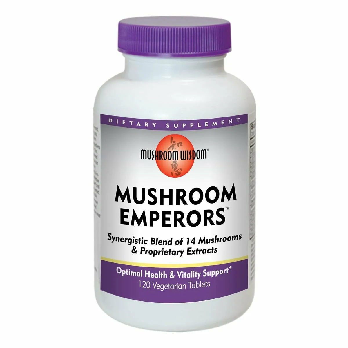 Mushroom Emperors 120 vegtabs by Mushroom Wisdom. Inc.