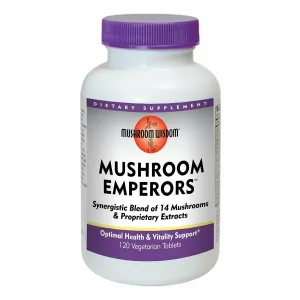 Mushroom Emperors 120 vegtabs by Mushroom Wisdom. Inc.