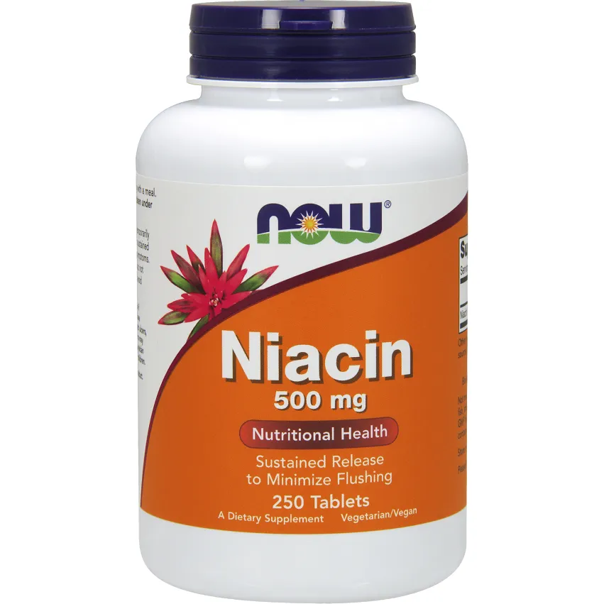 Niacin 500 mg 250 tabs by NOW