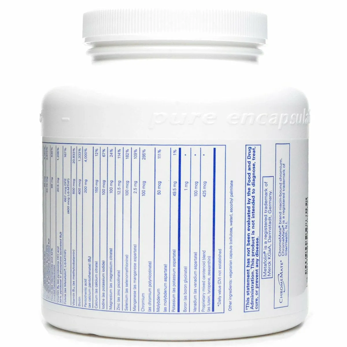 Nutrient 950A without Copper & Iron 180 vcaps by Pure Encapsulations